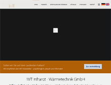 Tablet Screenshot of iwt-infrarot.de